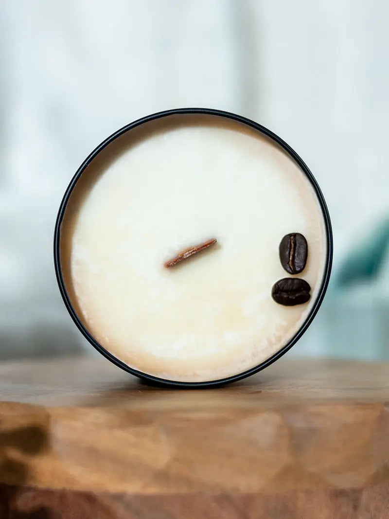 “CAFE NOIR” Hazelnut Coffee Soy Candle