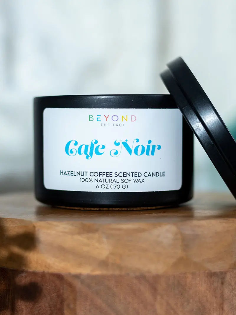 “CAFE NOIR” Hazelnut Coffee Soy Candle