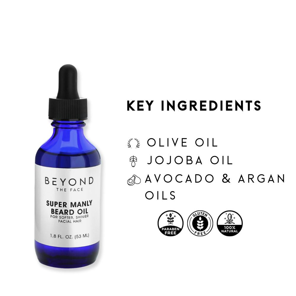 Super Manly Beard Oil, 1.8 oz.
