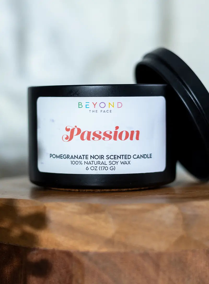 “PASSION” Pomegranate Noir Soy Candle