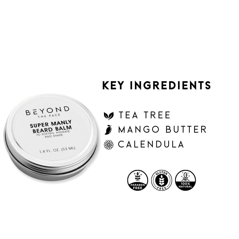 Super Manly Beard Balm, 1.8 oz.
