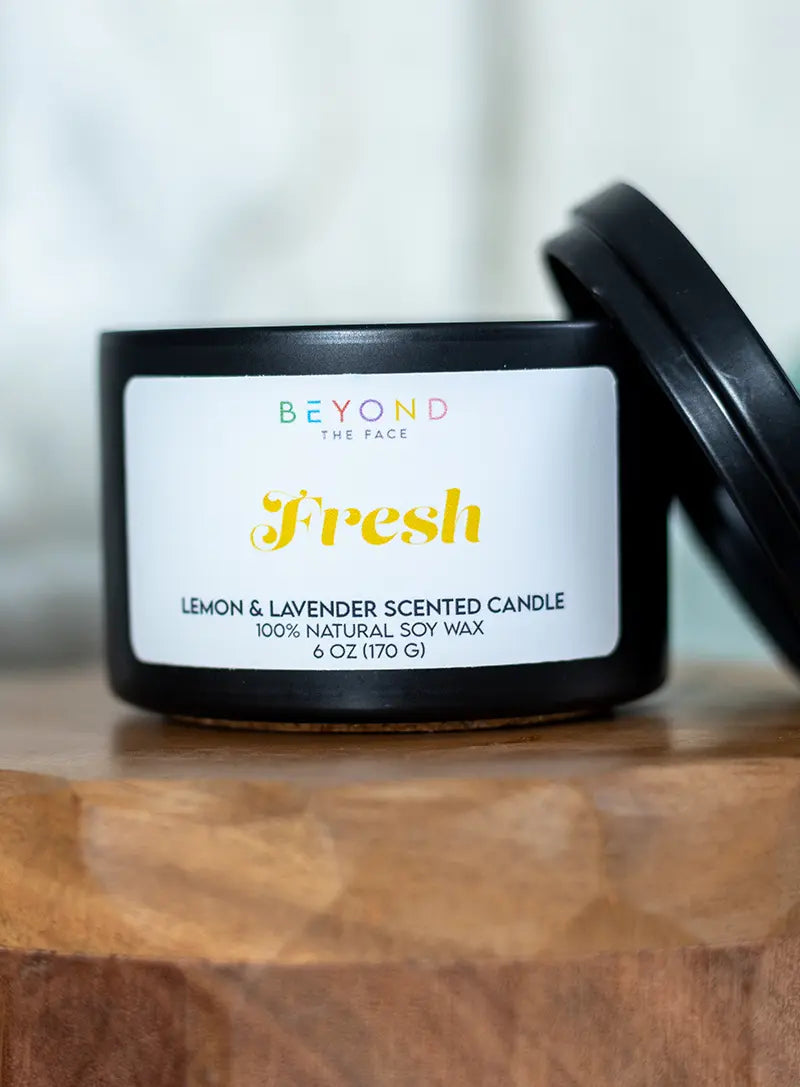 “FRESH” Lemon &amp; Lavender Soy Candle