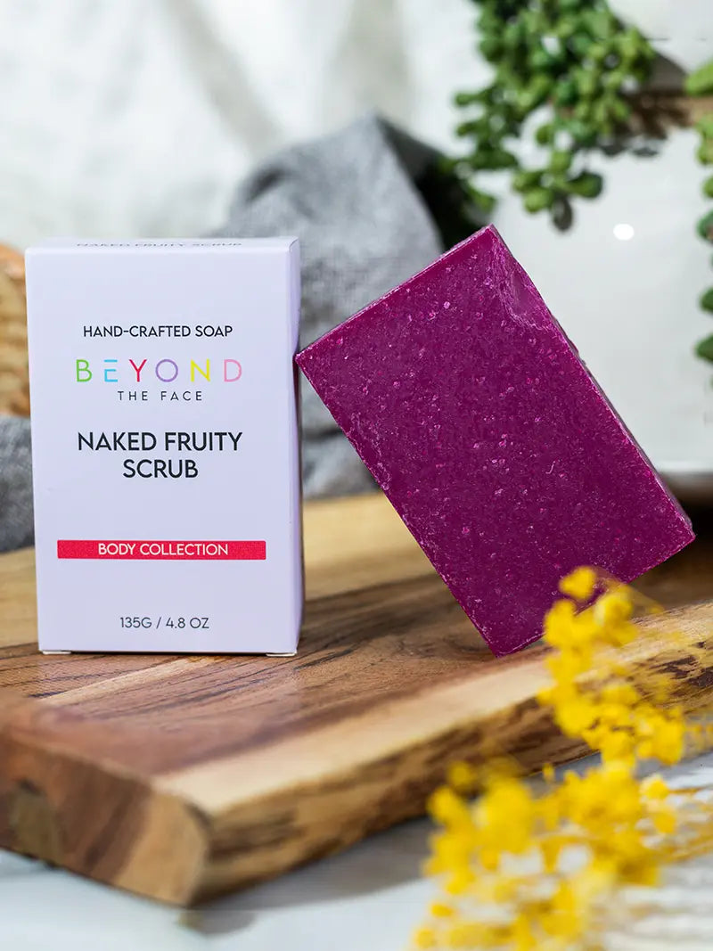 Naked Fruity Scrub Soap Bar